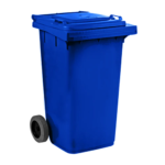 ⁦صندوق قمامة بالعجل 240 لتر⁩ - الصورة ⁦3⁩