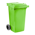 ⁦صندوق قمامة بالعجل 240 لتر⁩ - الصورة ⁦5⁩