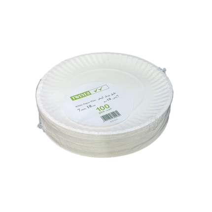 Disposable Paper Plates 7 inch (100pcs Pack)