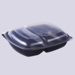 Big Meal Plate - 2 Compartments - Colored