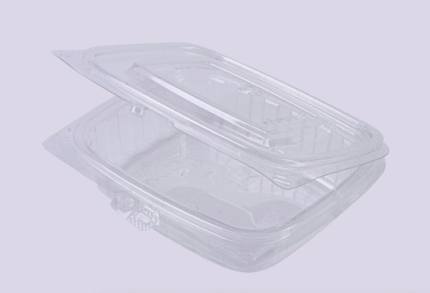 Hinged Rectangular Plate 8 OZ