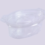 Sauce Hinged Oval 30 CC ≈1 OZ Transparent