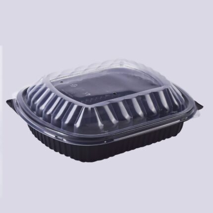 Small Meal Plate - 1 Compartment - Black